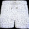 Bermuda Pantaloncino Drink Rigato Box Mare puro Cotone Shorts 2 tasche laterali Made in Italy