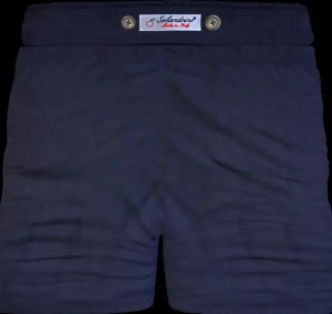 Bermuda Pantaloncino Fantasia Puro Cotone Blu Shorts 2 tasche laterali Made in Italy