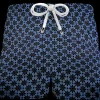 Bermuda Pantaloncino Puro Cotone Blue Denim Fantasia Made in Italy Fantasia Shorts 2 tasche laterali