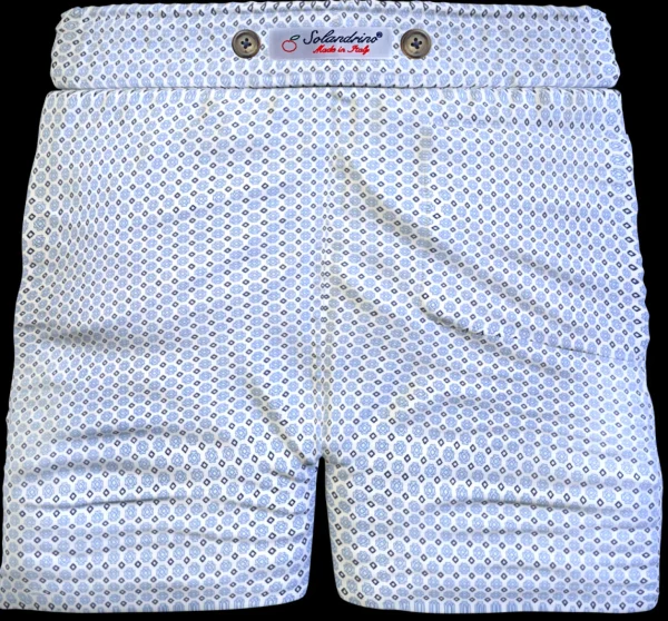 Bermuda Pantaloncino puro cotone popeline Shorts 2 tasche laterali Made in Italy