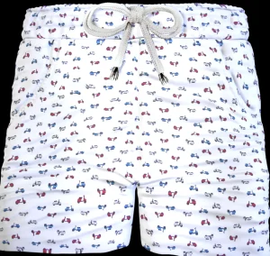 Bermuda Pantaloncino Vespa Style puro cotone Shorts 2 tasche laterali Made in Italy