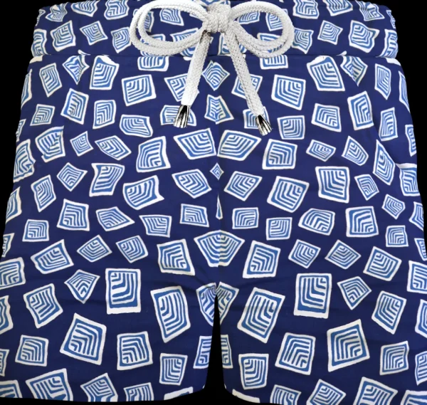 Bermuda Shorts Fantasia 100% cotone Pantaloncino 2 tasche laterali Made in Italy