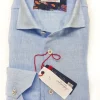 Camicia Azzurra puro Lino made in Italy - Light blue Linen Shirt