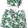 Costume da Bagno morbido tessuto slip interno  asciugatura rapida Boxer mare uomo fantasia Fico d'india Sicily Uomo con 2 tasche laterali Made in Italy