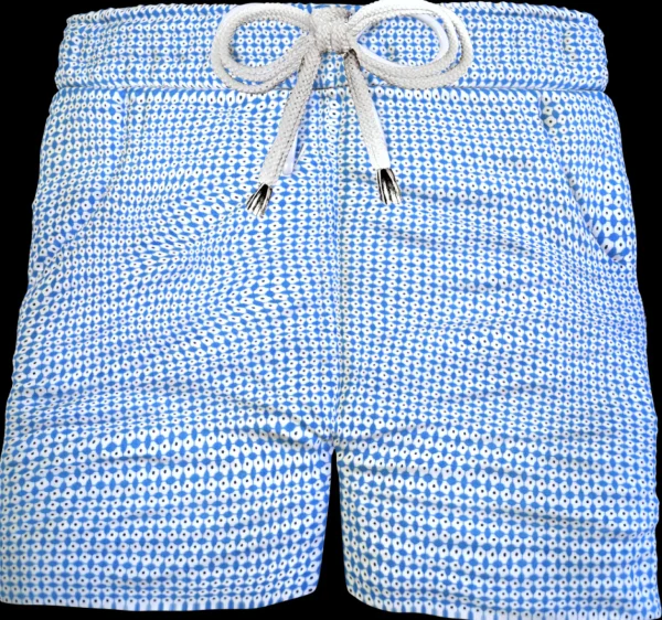 Pantaloncino Bermuda puro cotone popeline Shorts 2 tasche laterali Made in Italy