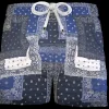 Pantaloncino  Shorts Bermuda Fantasia 100% Cotone 2 tasche laterali Made in Italy