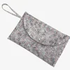 Pochette in tessuto fashion design vintage grey pois Made in Italy