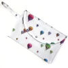 Pochette in tessuto fashion design Mongolfiera White Made in Italy