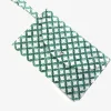 Pochette in tessuto fashion design Green Tozeur Made in Italy