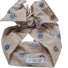 Turbante beige chiaro puro cotone  Made in Italy Fascia Capelli hairband