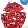 Turbante Fashion in cotone Fantasia Holiday tucano rosso Made in Italy