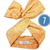 Turbante Fashion in cotone Fantasia design yellow ananas 7 Made in Italy